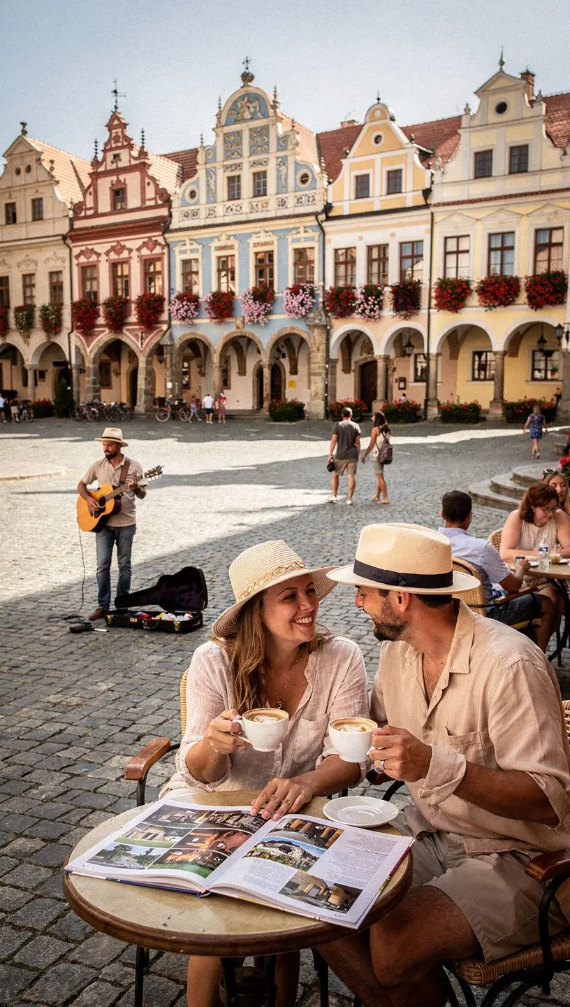 Malebná krajina s historickými památkami a přírodními krásami.